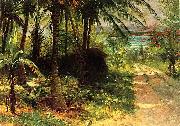 Albert Bierstadt Tropical Landscape oil painting